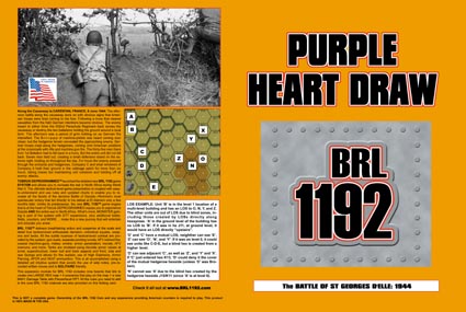 BRL 1192 Purple Heart Draw