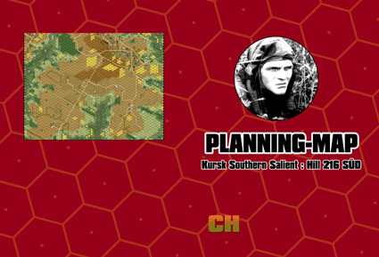 Kursk Southern Salient Hill 216 SÜD Planning Map Set