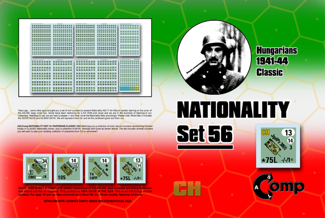 ASLComp Nationality Set 56 - CLASSIC Hungarian 1941-44