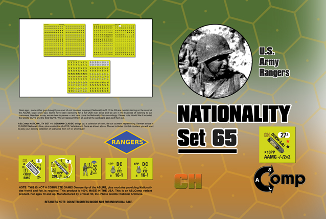 ASLComp Nationality Set 65 - U.S. Army Rangers