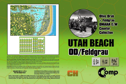 ASL Comp Utah Beach OD/Feldgrau No Counters
