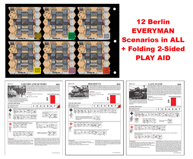 ASLComp Berlin 1 EVERYMAN Edition Scenario/Play Aid Set