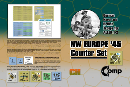 NW Europe Counter Collection '45 German Naval/British '45