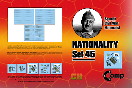 ASLComp Nationality Set 45: Span Civ War Nationalist
